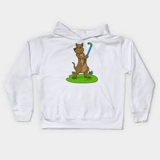 Kangaroo Hockey Hockey stick Kids Hoodie